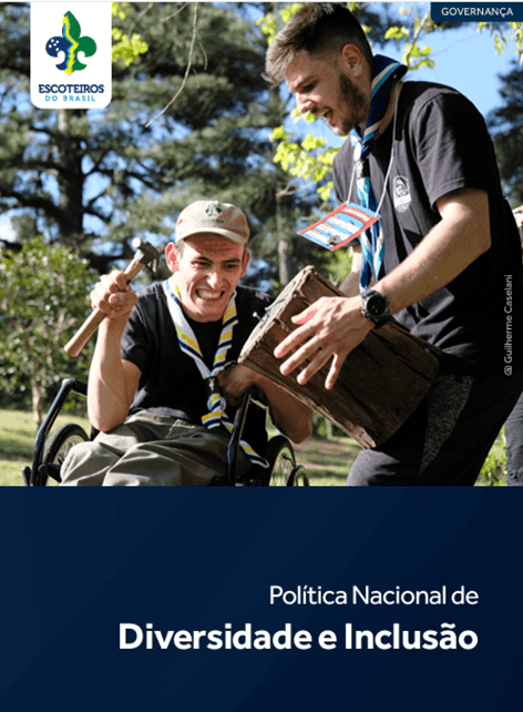 GRUPO ESCOTEIRO DO MAR MANOEL FERNANDES DE CARVALHO ADOTA OFICIALMENTE A POLÍTICA NACIONAL DE DIVERSIDADE E INCLUSÃO DA UEB